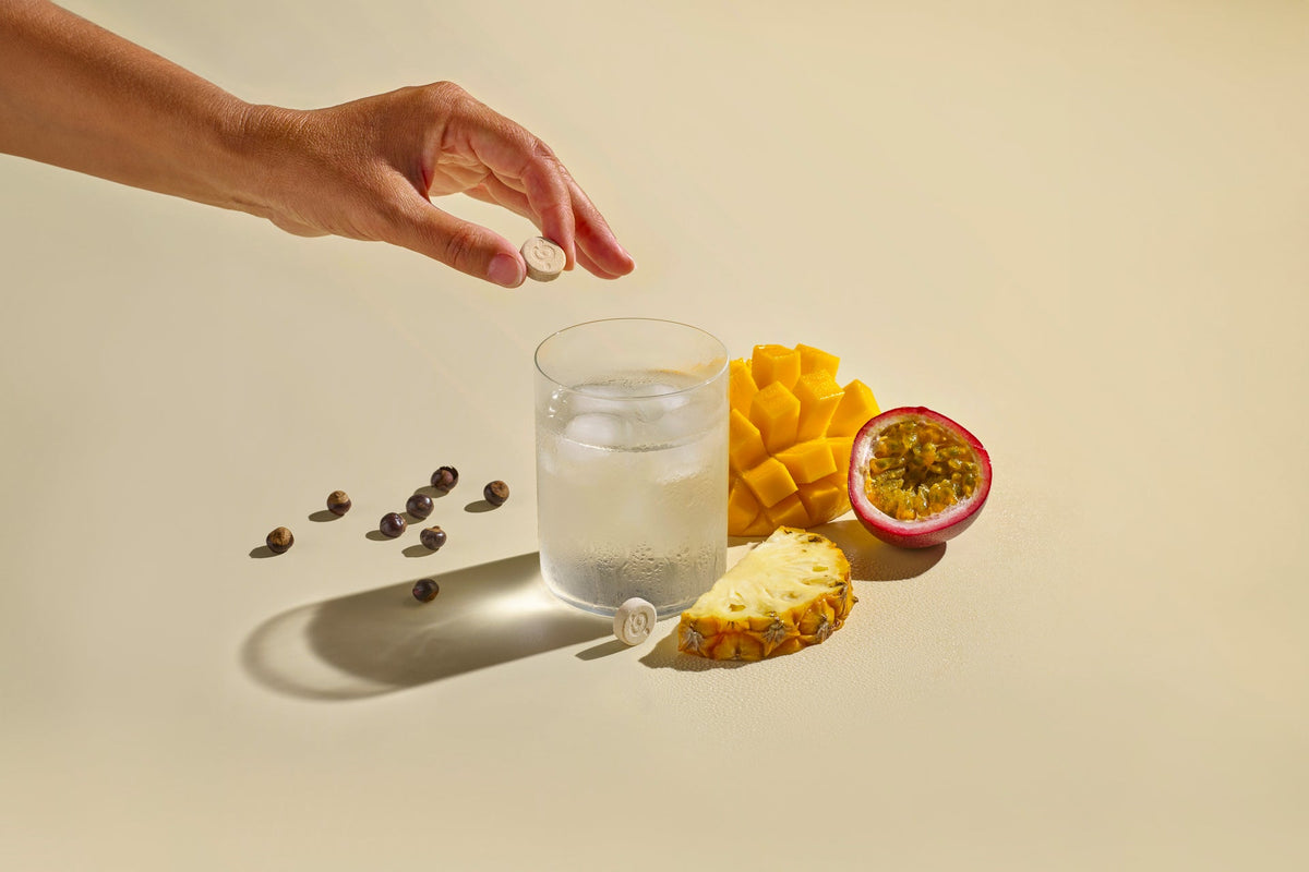 Eau aromatisée fruits exotiques