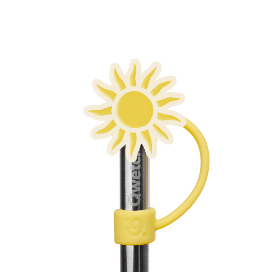 Embout pour paille soleil - Citron