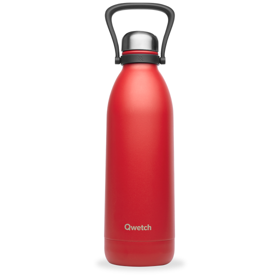 Isolierflasche - Titan Kardinal Rot