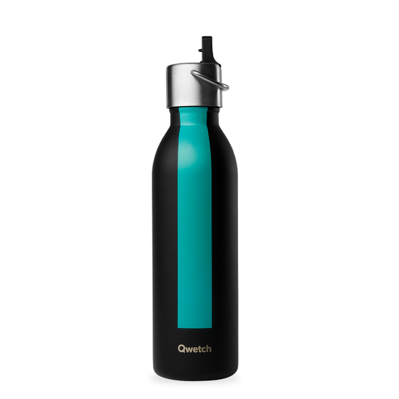 Isolierflasche - Serie Sport Schawrz