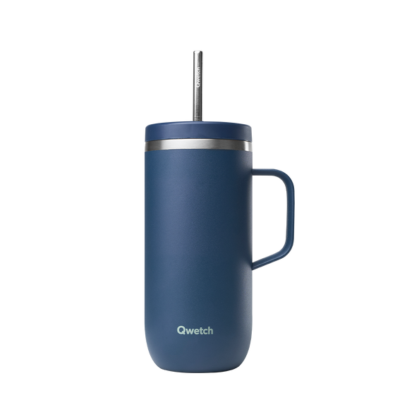 Cold Cup isotérmica con asa - Matt Azul Marino