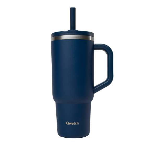 Travel Cup isotherme bouchon étanche - Matt Bleu Nuit