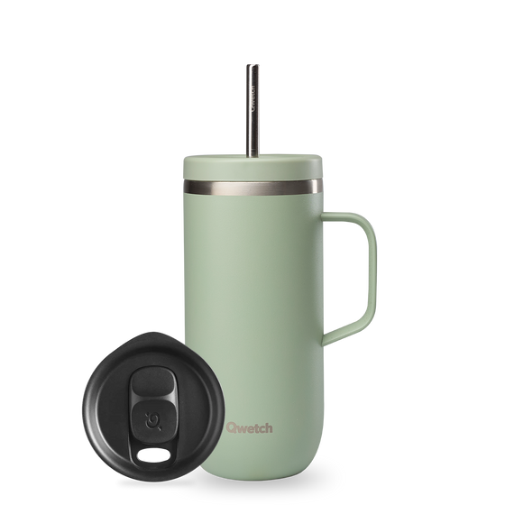 Kit Bouchon Slide - Cold Cup Anse Vert Tilleul