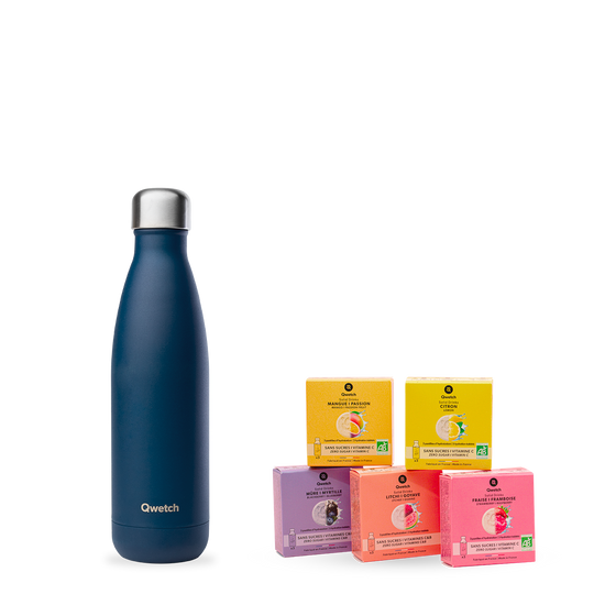 Kit 5 saveurs Solid Drinks - Originals Granite Bleu