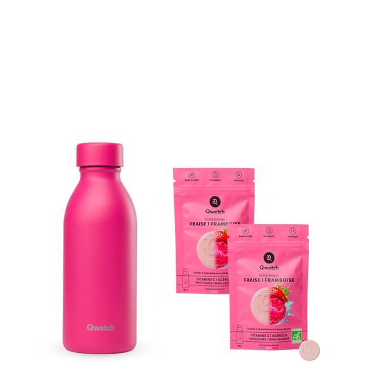 Kit Solid Drinks Strawberry Raspberry - Icon Magenta