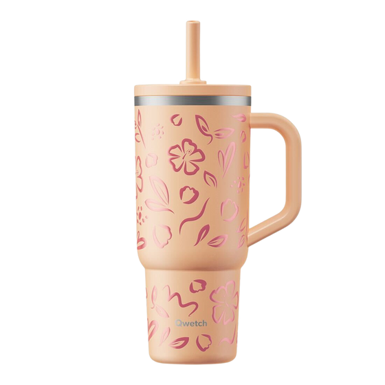 Travel Cup isotérmica tapón hermético - Moani Pastel Melocotón