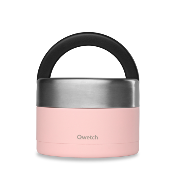 Boîte repas poignée isotherme - Pastel Rose