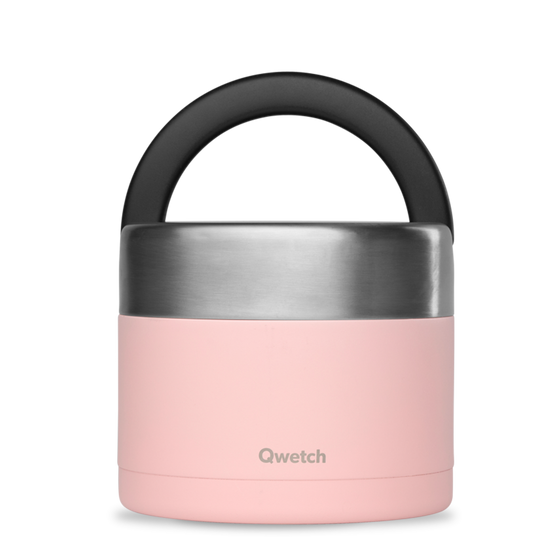 Boîte repas poignée isotherme - Pastel Rose